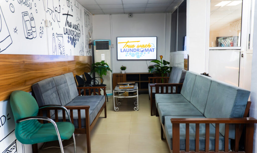 About Us - Trusted Laundromat -True Wash Laundromat ,Akoka Lagos 7 waiting area